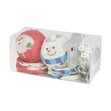 YOU & I LED Xmas Paper Lantern Light - Santa & Snowman (100g) - LOG-ON