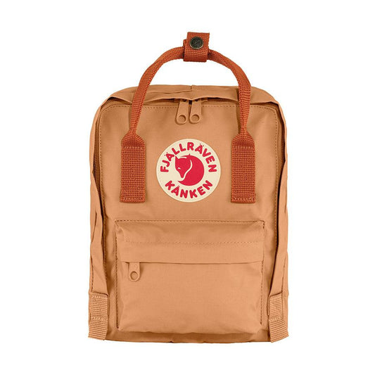 FJALLRAVEN FW22 Kanken Mini Backpack-P.Sand/T.Brown