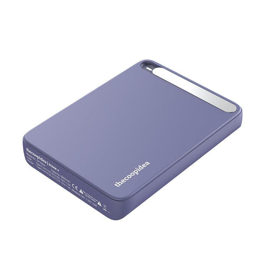 THECOOPIDEA STACK+ Magnetic Wireless 5000mAh Powerbank Purple - LOG-ON