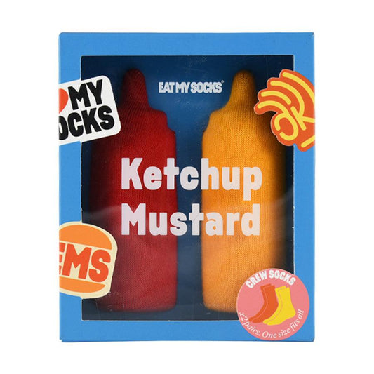 EATMYSOCKS Socks Ketchup&Mustard 2 - LOG-ON