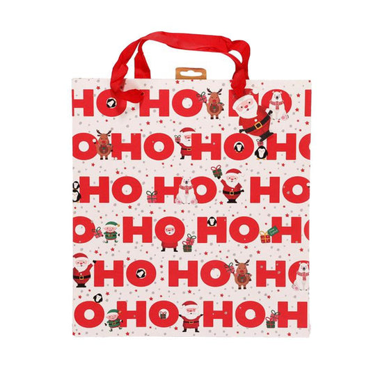 GLICK Xmas Paper Bag Deep Shopper - Hohoho - LOG-ON