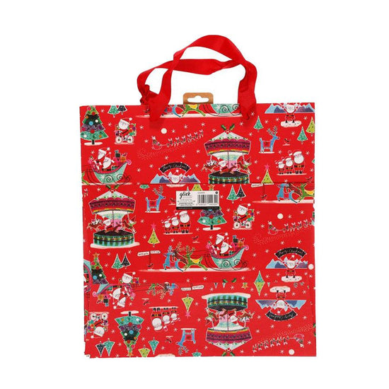 GLICK Xmas Paper Bag Deep Shopper - Carnival - LOG-ON