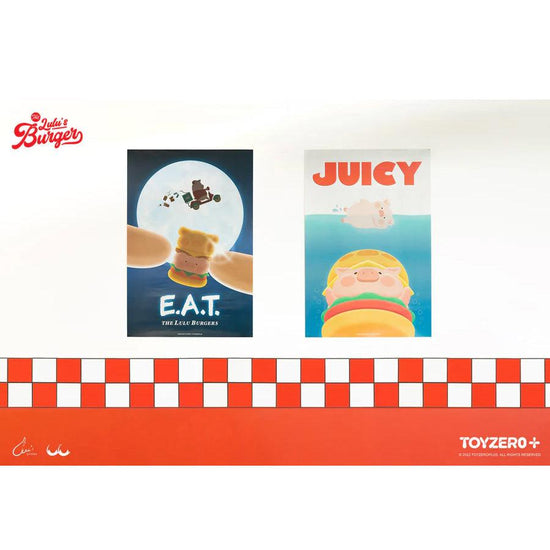 TOYZEROPLUS LuLu The Piggy Burger - Poster set - LOG-ON