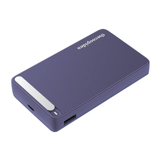 THECOOPIDEA STACK Pro Magnetic Wireless 10000mAh Powerbank Purple - LOG-ON