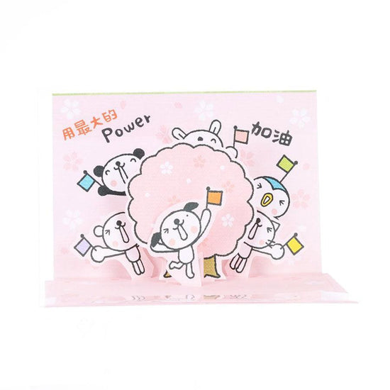 SANRIO Everday Card Pop Up - Sakura & Dog - LOG-ON