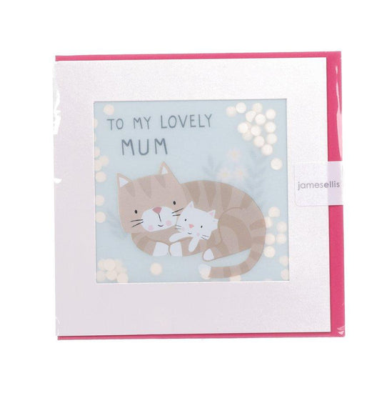 JAMESELLIS Mother's Day Card Shakies - Cat - LOG-ON