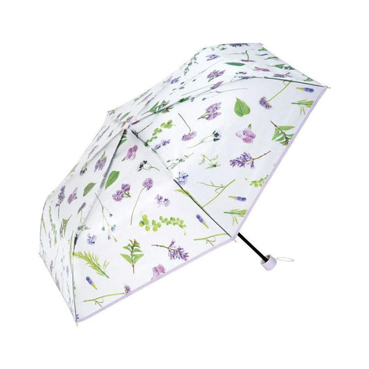 W.P.C. Plantica Flower Plastic Umbrella Mini Purple  (210g)