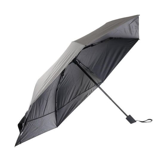 W.P.C. Back Protect Umbrella Grey X Black (310g) - LOG-ON