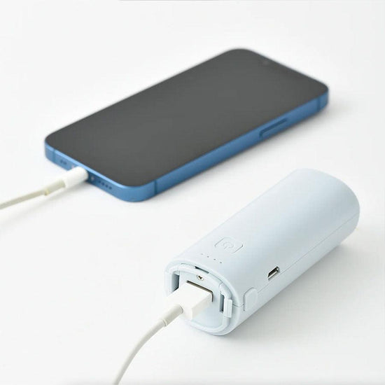BRUNO Portable Mini Fan - Light Blue - LOG-ON