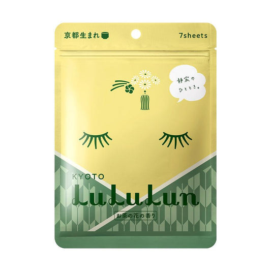 LULULUN Face Mask Kyoto Uji Green Tea 7pcs  (108mL) - LOG-ON
