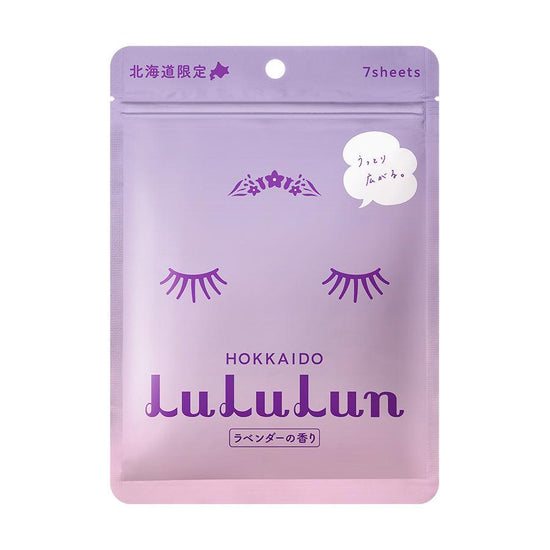 LULULUN Face Mask Hokkaido Lavender 7pcs  (108mL) - LOG-ON
