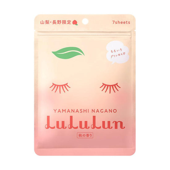 LULULUN Face Mask Yamanasi / Nagano Peach 7pcs  (108mL) - LOG-ON