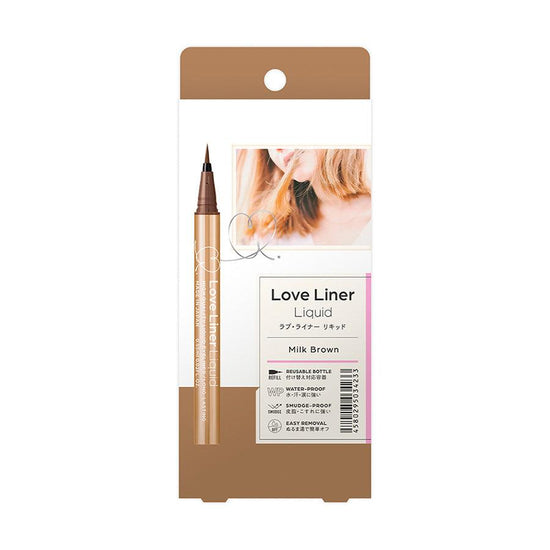 LOVE LINER Liquid Eveliner Milk Brown (0.55ML) - LOG-ON